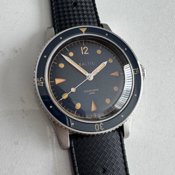 Baltic Aquascaphe Automatic Blue Dial Men's Watch - Picture 5 of 12